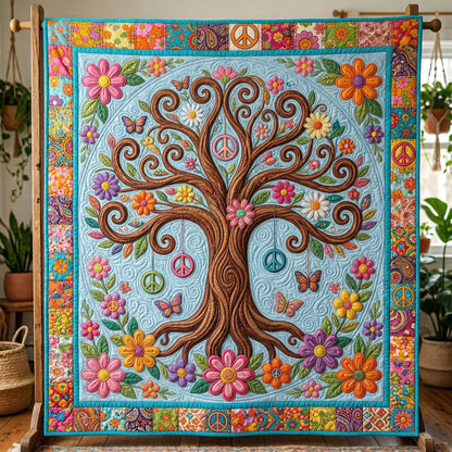 Hippie Tree XR1004012CL Quilt