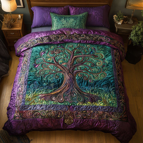 Mystic Bloom Tree Of Life WN1001027CL Duvet Cover Set
