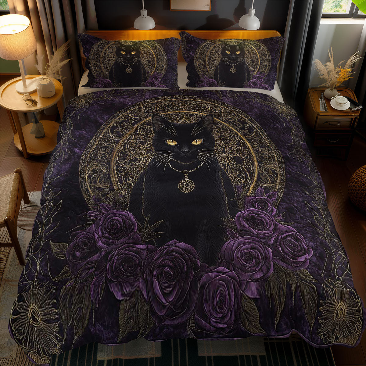 Mystic Cat WN0803107CL Duvet Cover Set