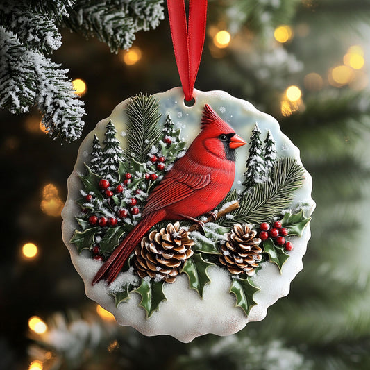 Heaven’s Whisper Cardinal WN2110058CL Christmas Ornament