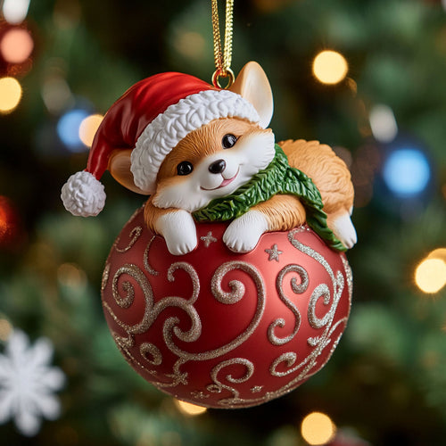 Cuddly Claus CP2210048CL Christmas Ornament