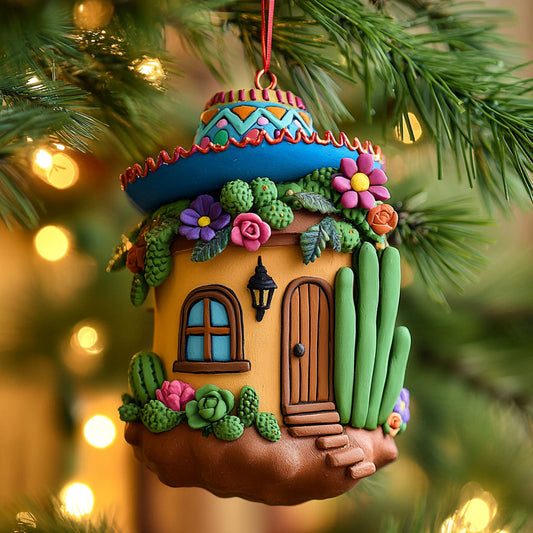 Cactus House Cozy Noel WN1112005CL Christmas Ornament
