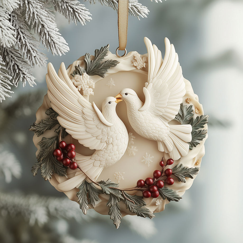 Turtle Dove of Friendship XK1710017CL Christmas Ornament