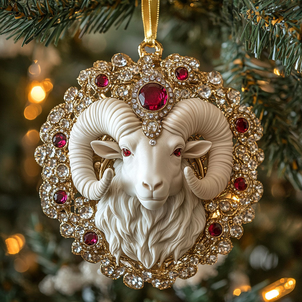 Crown Ram CW2711011CL Christmas Ornament
