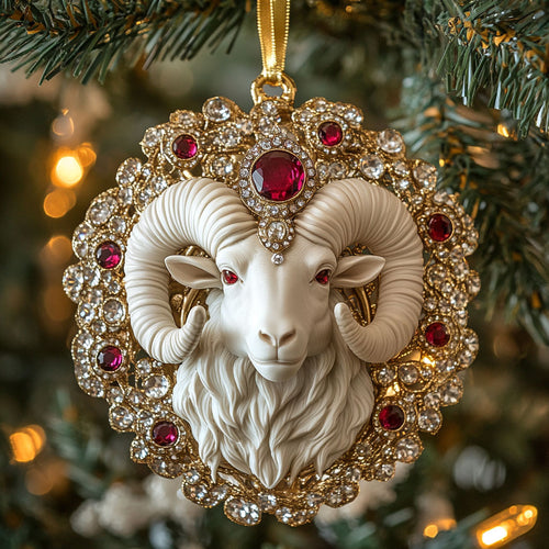 Crown Ram CW2711011CL Christmas Ornament