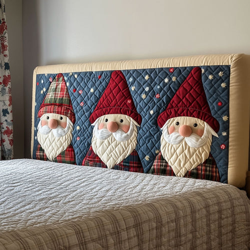 Evergreen Gnomes CP0901059CL Quilted Headboard Slipcover