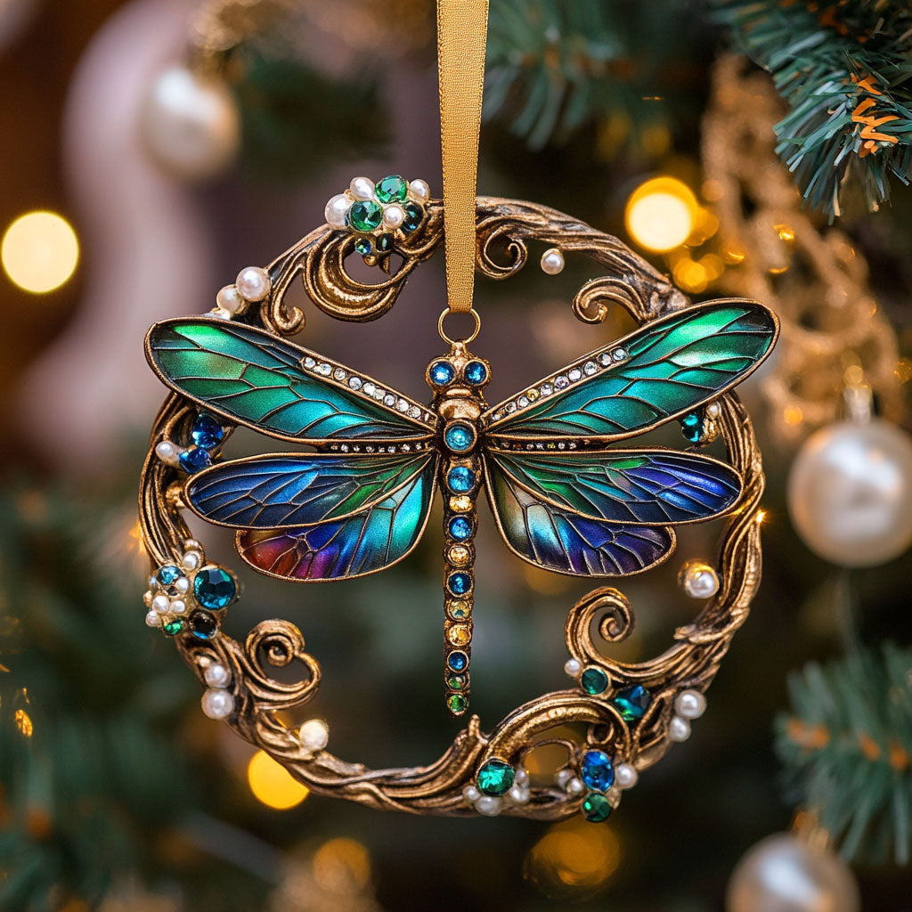 Twilight Gem Dragonfly CW2711069CL Christmas Ornament