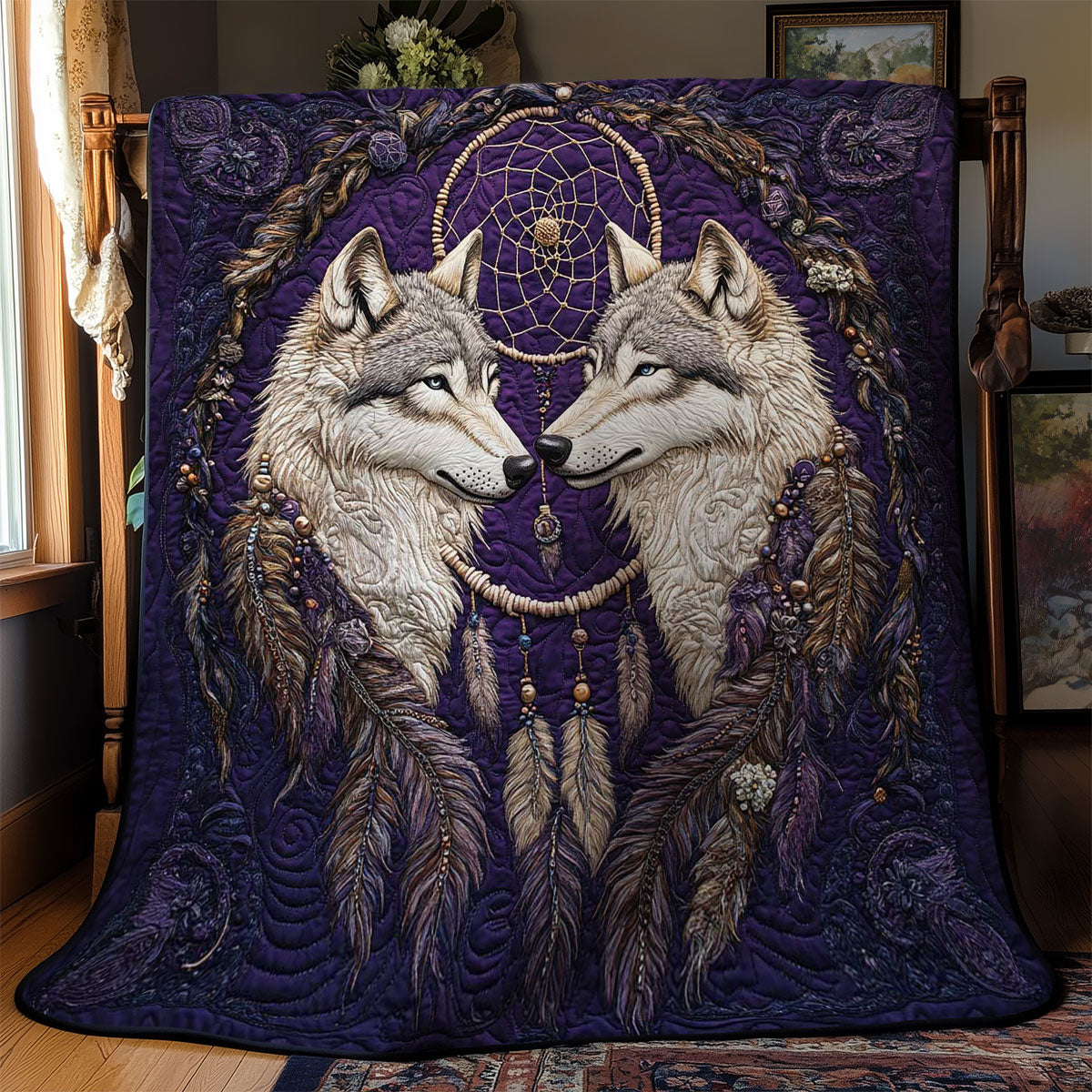 Mystic Wolf Spirit WN1703075CL Quilt