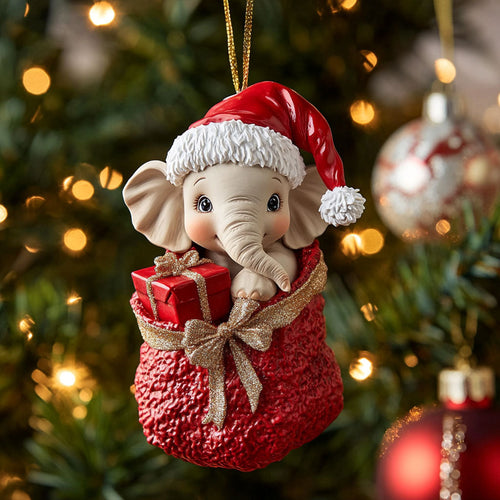 Elephant Cheer CP0412044CL Christmas Ornament