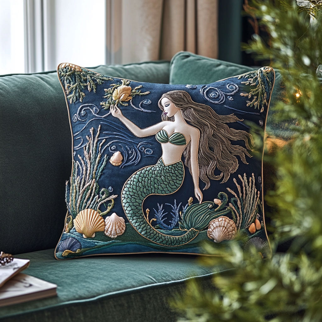 Beautiful Mermaid WJ1606026CL Quilt Pillow Case