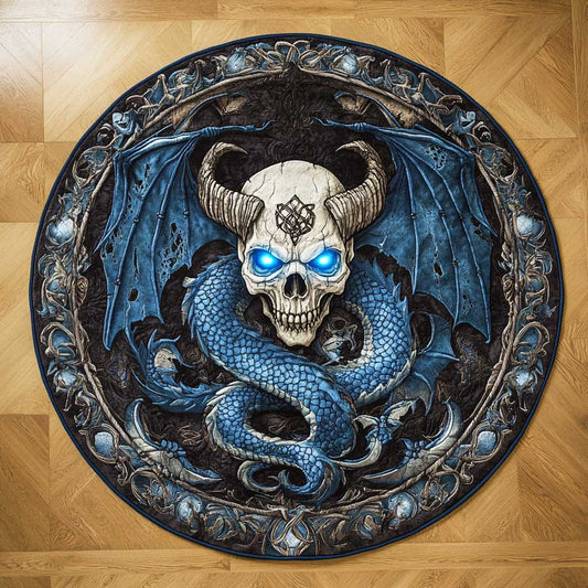 Shadowcoil Dragon WN2305059CL Quilted Round Mat