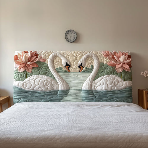 Swan Couple QA1201045CL Quilted Headboard Slipcover