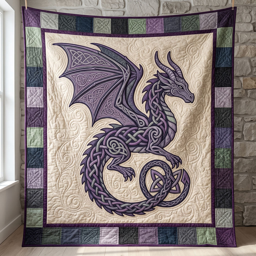 Enchanted Purple Dragon WN0505014CL Quilt