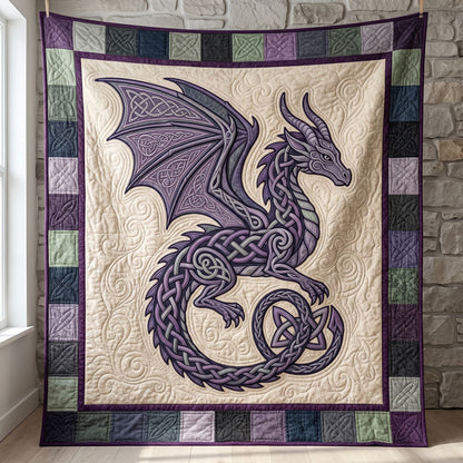 Enchanted Purple Dragon WN0505014CL Quilt