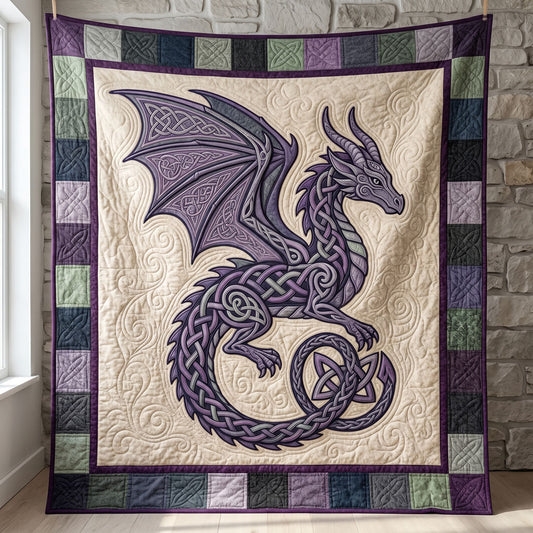Enchanted Purple Dragon WN0505014CL Quilt