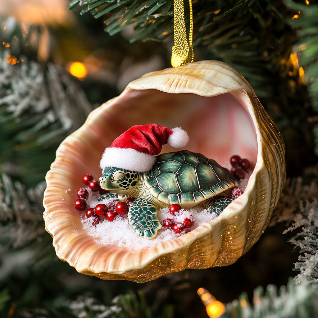 Turtle Holiday Dream CW2010054CL Christmas Ornament