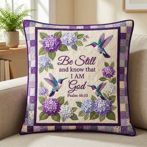 Be Still Hummingbird XR1604020CL Quilt Pillow Case