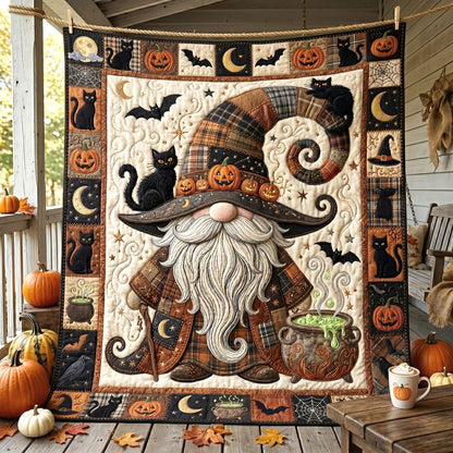 Halloween Witch Gnome WN2506010CL Quilt