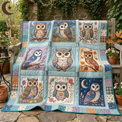 Patchwork Owl Garden WN0306008CL Quilt