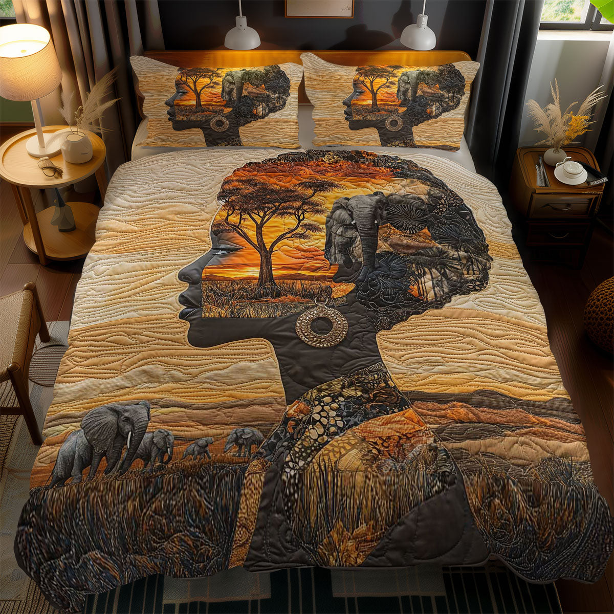 African Beauty WN0303076CL Duvet Cover Set