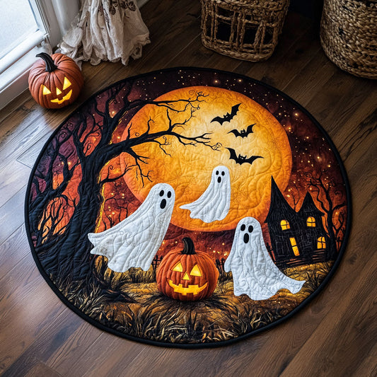 Moonlight Mischief WJ2407045CL Quilted Round Mat
