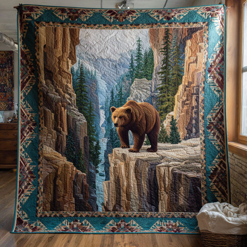 Woodland Bear CW1001062CL Quilt