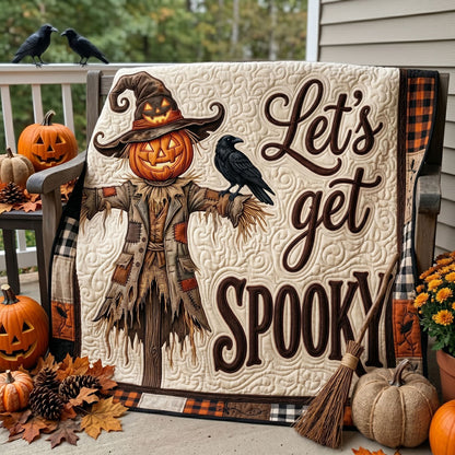 Let’s Get Spooky Scarecrow WN1105011CL Quilt