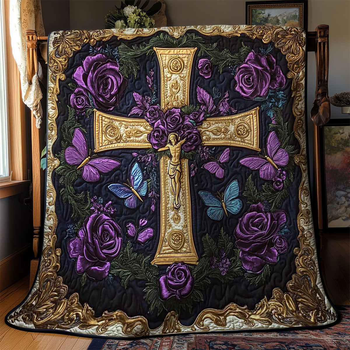 Graceful Cross WN1202057CL Quilt