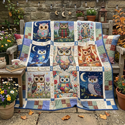 Enchanted Owl Patchwork WN0306004CL Quilt
