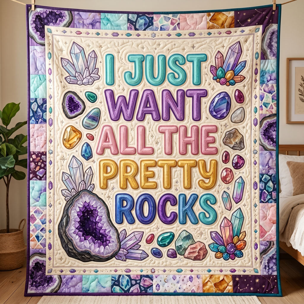 Pretty Rocks Paradise WN0705022CL Quilt
