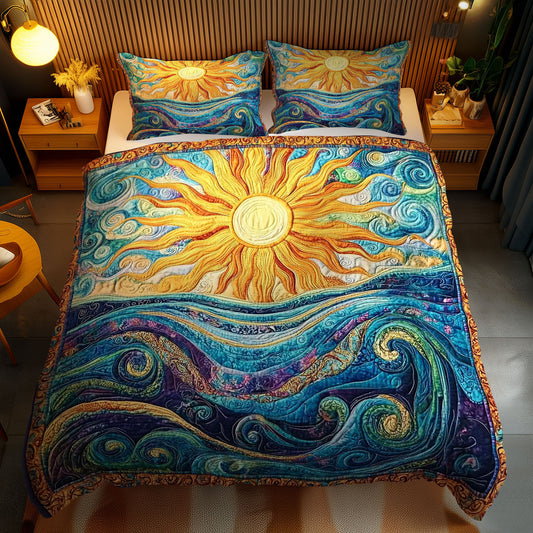 Sunlit Waves WN1203124CL Duvet Cover Set