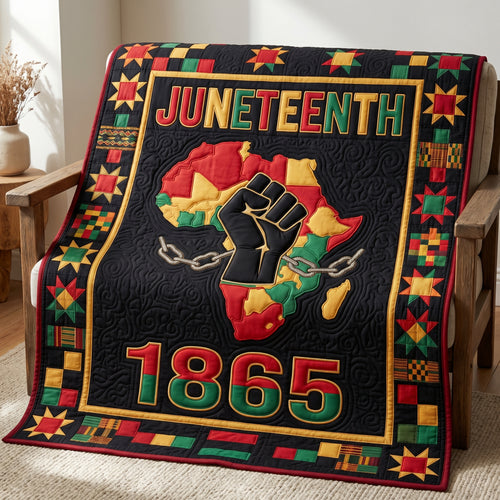 Juneteenth 1865 Black History XR1404005CL Quilt