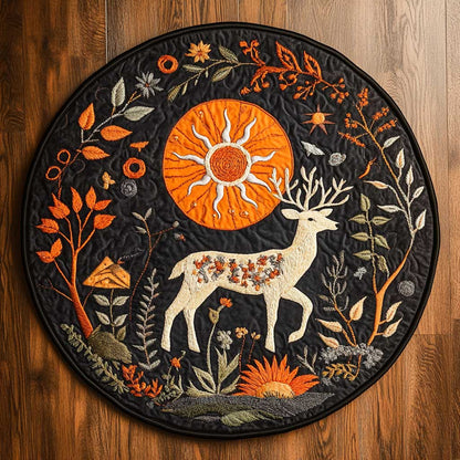 Sun Deer WN2404060CL Quilted Round Mat