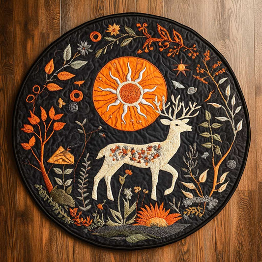 Sun Deer WN2404060CL Quilted Round Mat