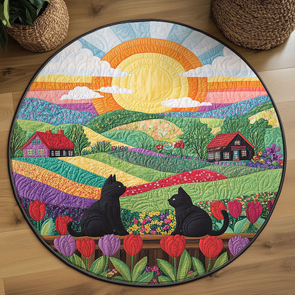 Whiskered Hill WJ2907050CL Quilted Round Mat