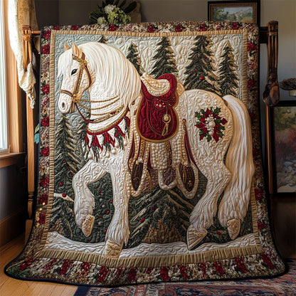 Majestic Christmas Horse WN0601011CL Quilt