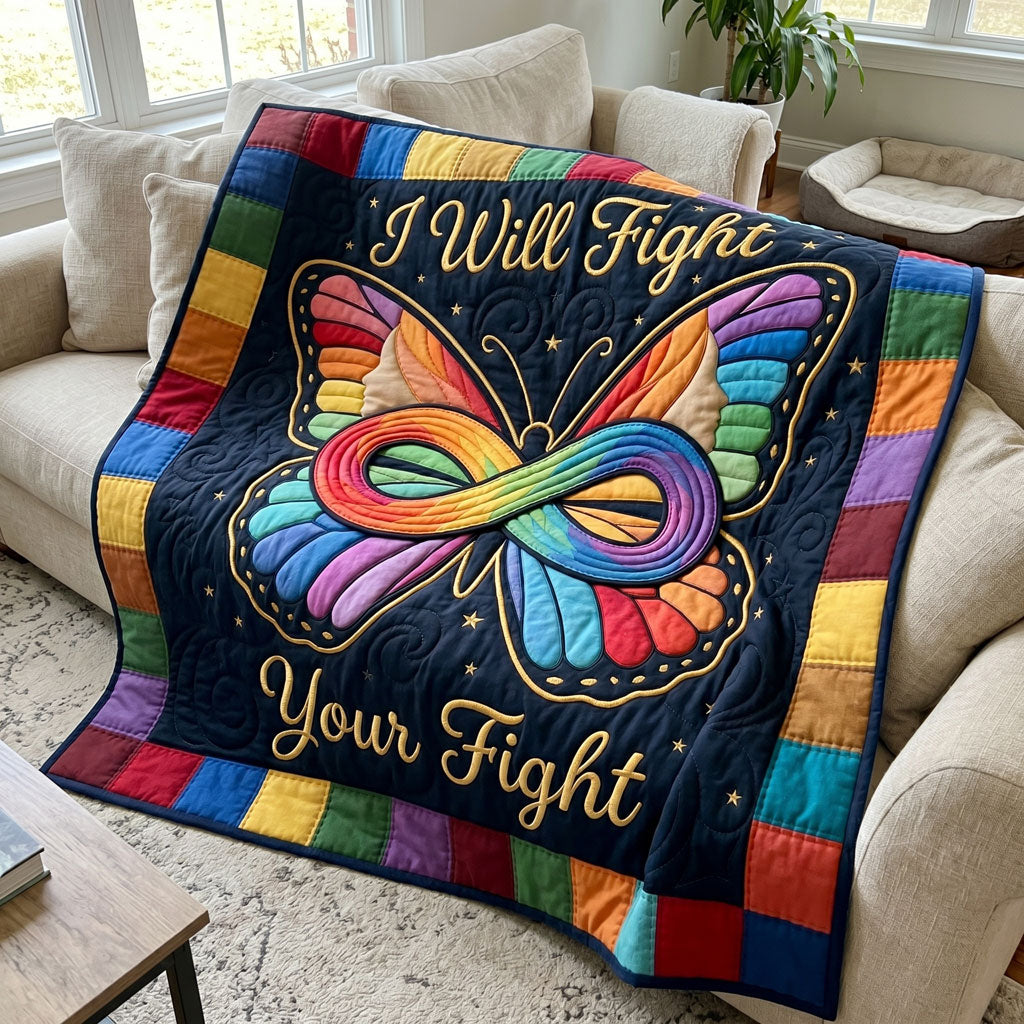 Infinity Strength Butterfly Support WN2404009CL Quilt