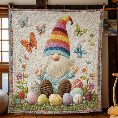 Whimsical Easter Gnome WN0403051CL Quilt