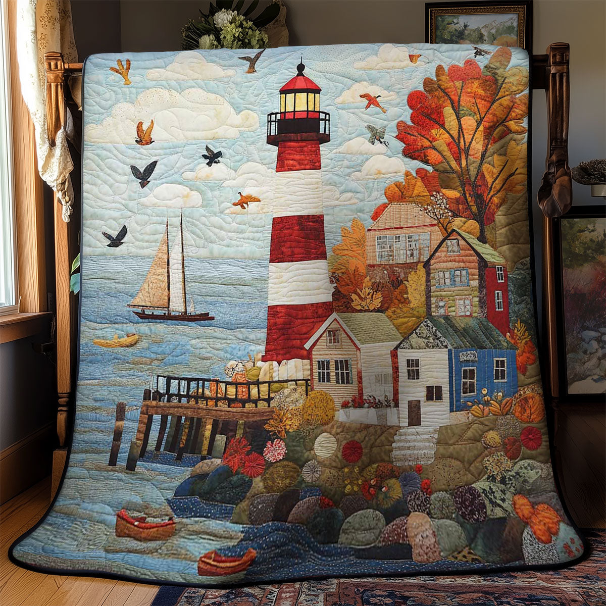 Coastal Lighthouse WN0502014CL Quilt