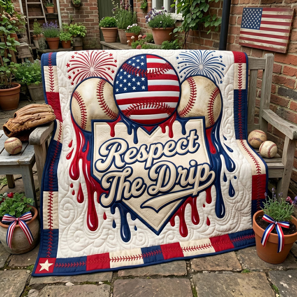 Respect The Drip USA WN3005011CL Quilt