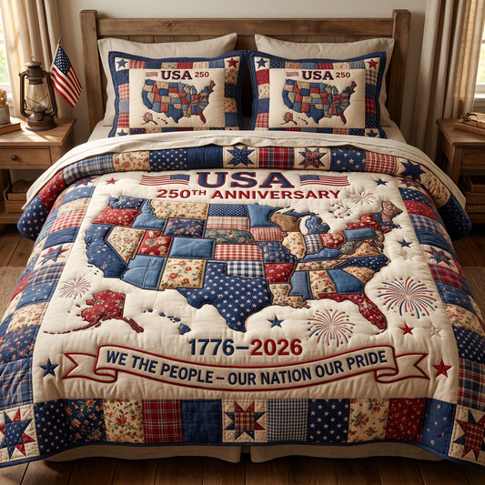 USA Map XR2005019CL Duvet Cover Set