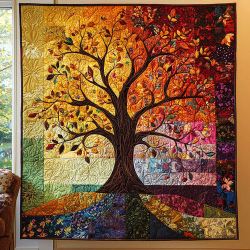 Vibrant Tree Of Life QA1401008CL Quilt