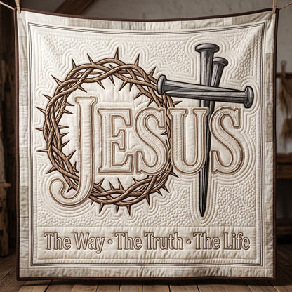 Jesus Crown Of Thorns Faith WN2804013CL Quilt