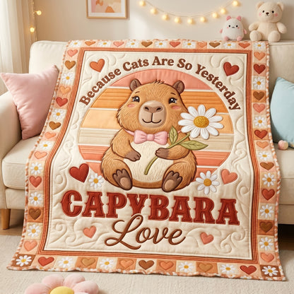 Capybara Love XR0605013CL Quilt