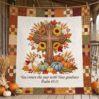 Autumn Harvest Cross WN2706001CL Quilt