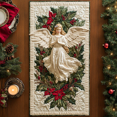 Blessed Angel CW1510009CL Quilted Table Runner