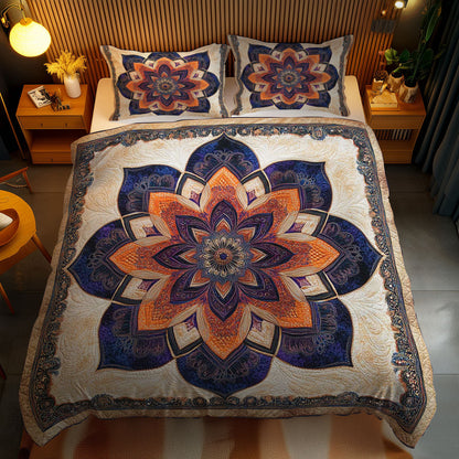 Sacred Flower Mandala WN0402087CL Duvet Cover Set