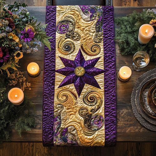Star Bloom WN0707112CL Quilted Table Runner