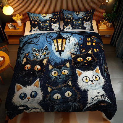 Midnight Cat Tales WN1203115CL Duvet Cover Set