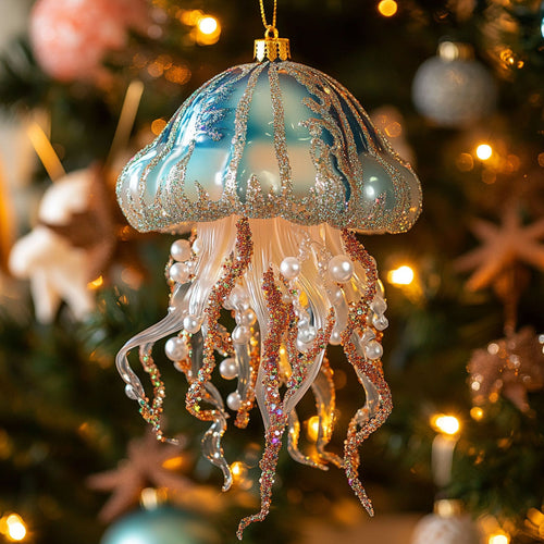 Charming Jellyfish CW1012010CL Christmas Ornament